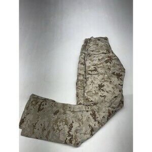 US Military Camo Cargo Pants Men’s Small Short Insect Guard Ripstop Trousers